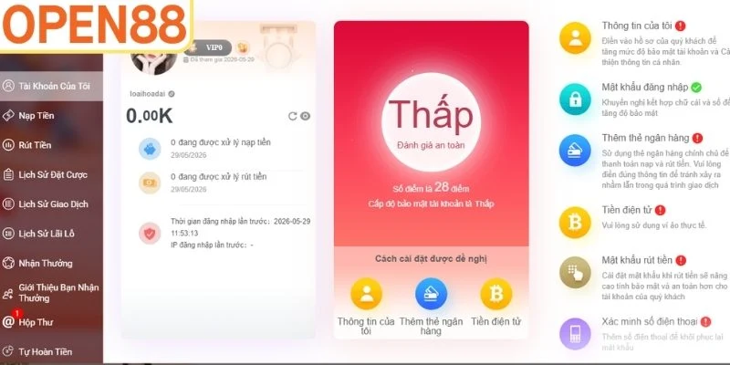 Nội dung phản hồi được lưu trữ